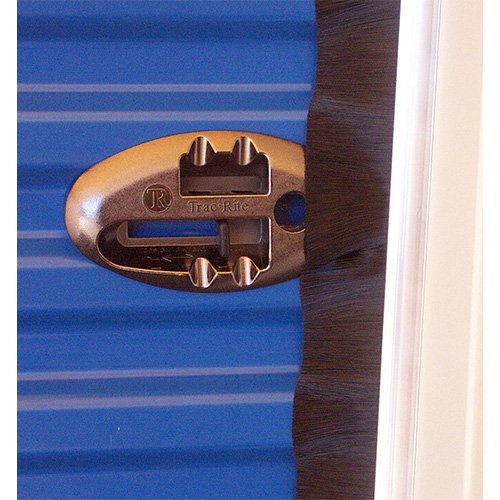 <b>NOTE: Price per linear foot</b> <br>Brushseal is used on the sides of doors, attached to the jambs. Reduces wind, snow and dust infiltration. Compatible with all Trac-Rite roll up doors as well as most other makes of roll up doors. Sold each. Order two brush seals per door. For lengths over 10 foot long, order multiple pieces. May be trimmed to length with a hacksaw. <br><span style='font-weight: 600'>Fasteners included.</span>