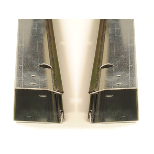 Replacement guides for model 955/988 doors. Order by height of door opening. Guides will ship 14 inches longer than door opening to match originals.